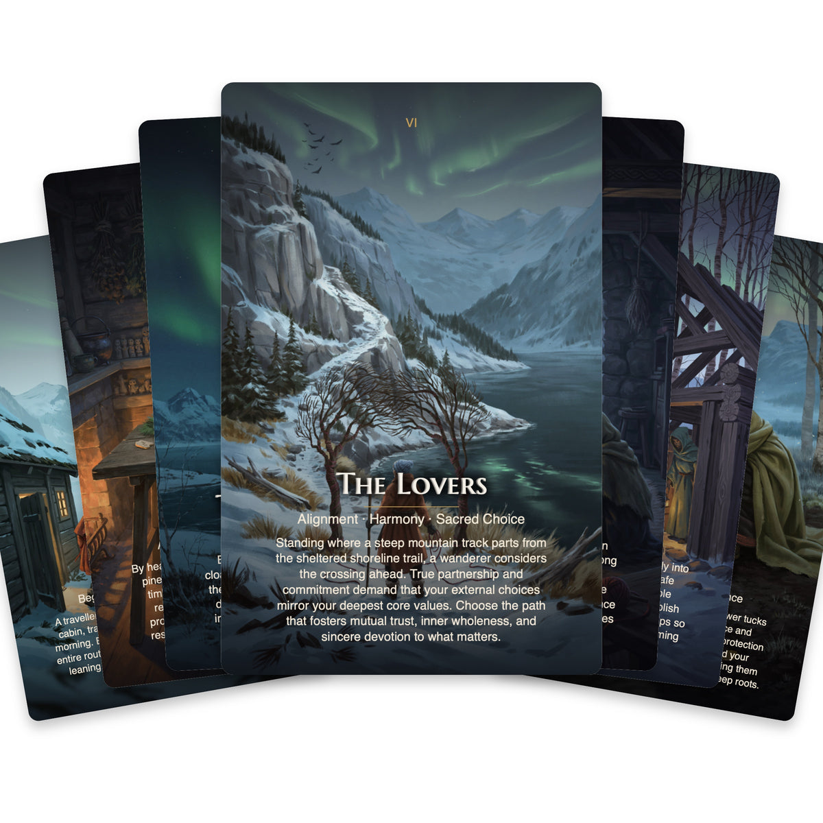 Nordic Witch Tarot — arrangement 2