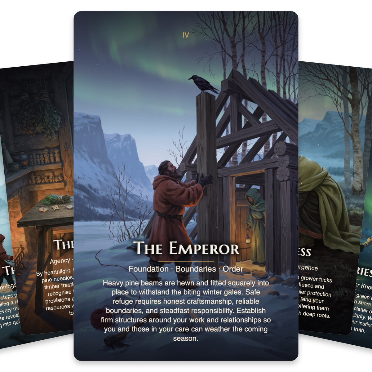 Nordic Witch Tarot — arrangement 3