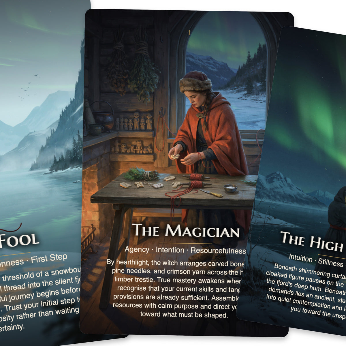 Nordic Witch Tarot — arrangement 4