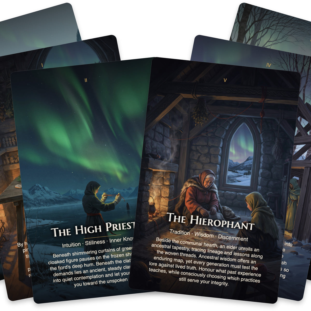 Nordic Witch Tarot — arrangement 6