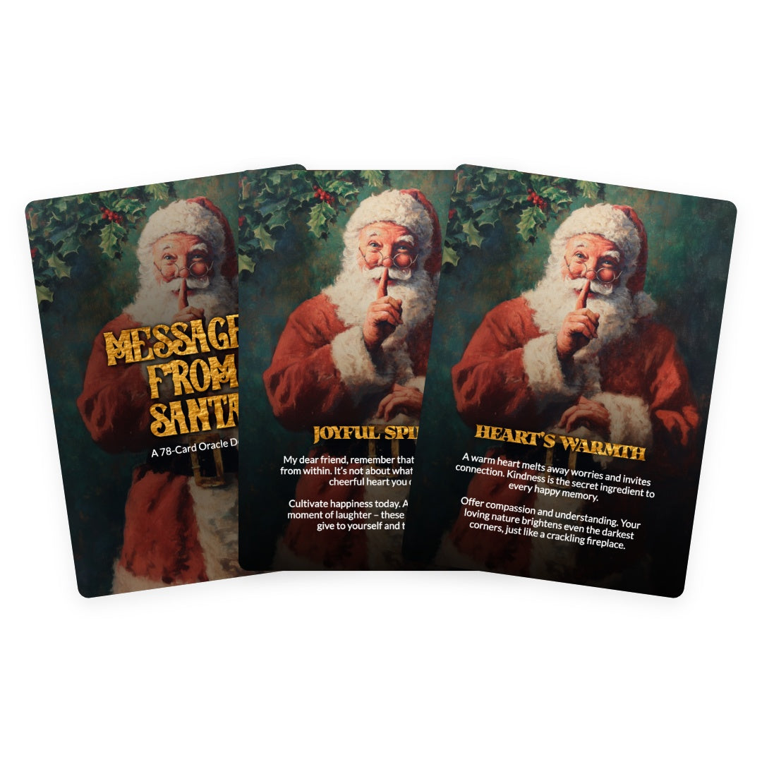 Messages from Santa Oracle - 78 Cards