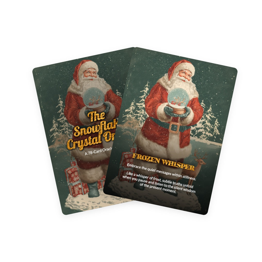 The Snowflake Crystal Oracle Deck - 78 Cards