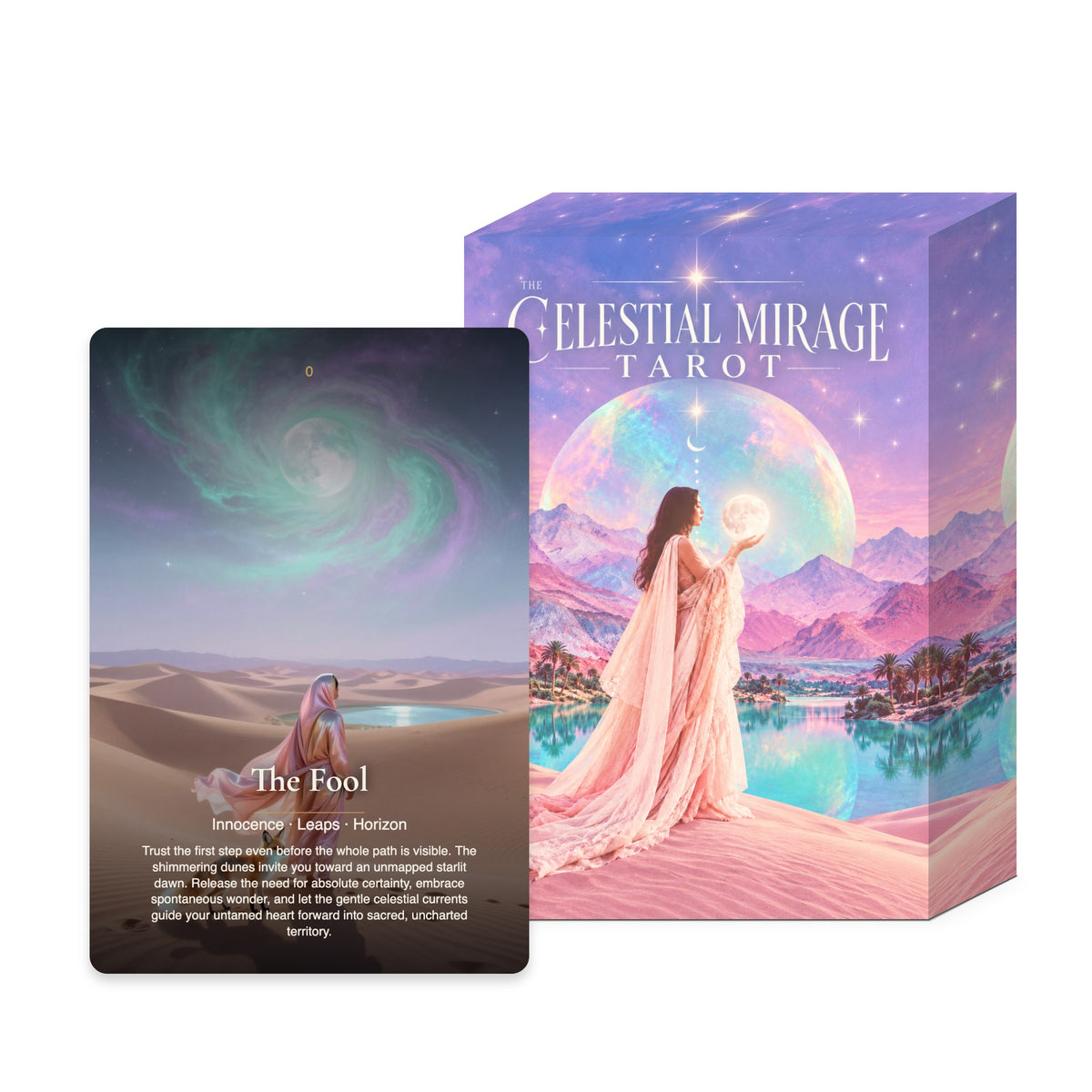 The Celestial Mirage Tarot — arrangement 1