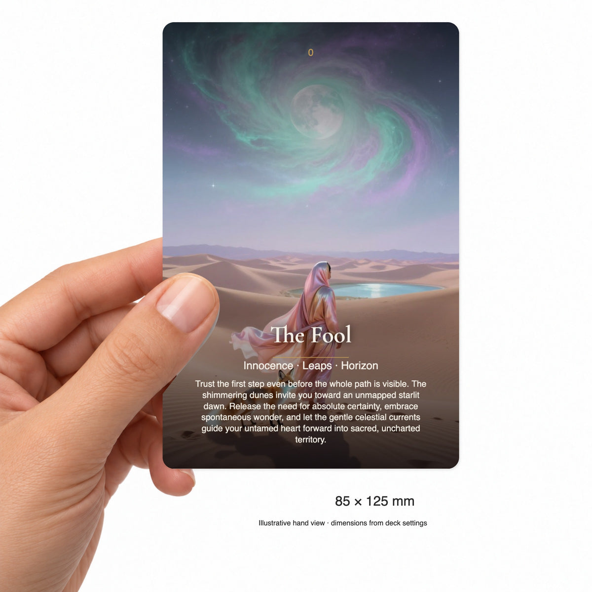 The Celestial Mirage Tarot — arrangement 5