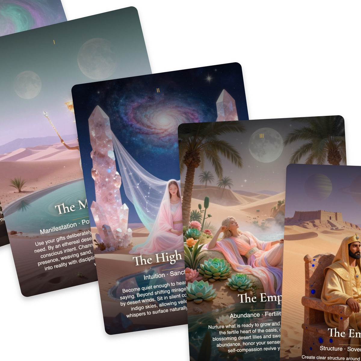 The Celestial Mirage Tarot — arrangement 8