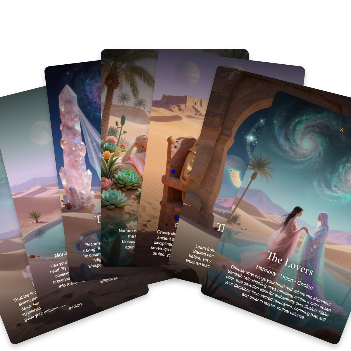 The Celestial Mirage Tarot — arrangement 9