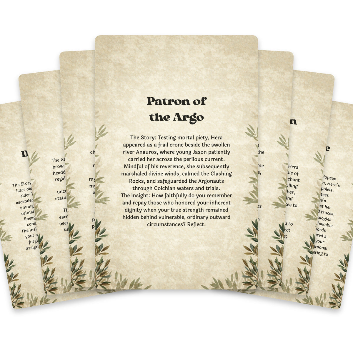 The Oracle of Hera – Greek Goddess of Marriage Oracle Cards, 22-Card Mythology Deck — arrangement 2