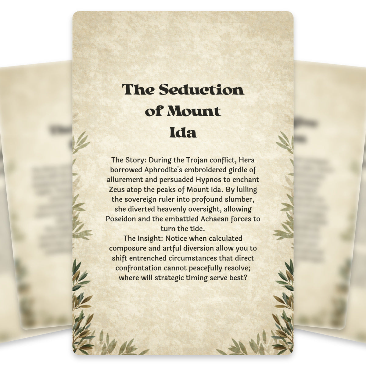 The Oracle of Hera – Greek Goddess of Marriage Oracle Cards, 22-Card Mythology Deck — arrangement 3