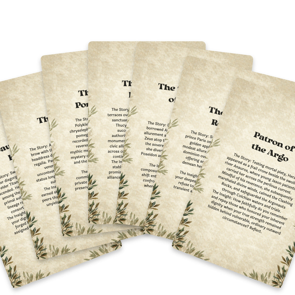 The Oracle of Hera – Greek Goddess of Marriage Oracle Cards, 22-Card Mythology Deck — arrangement 9