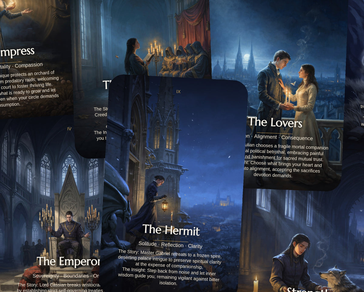 Rebel Vampires Tarot — arrangement 2