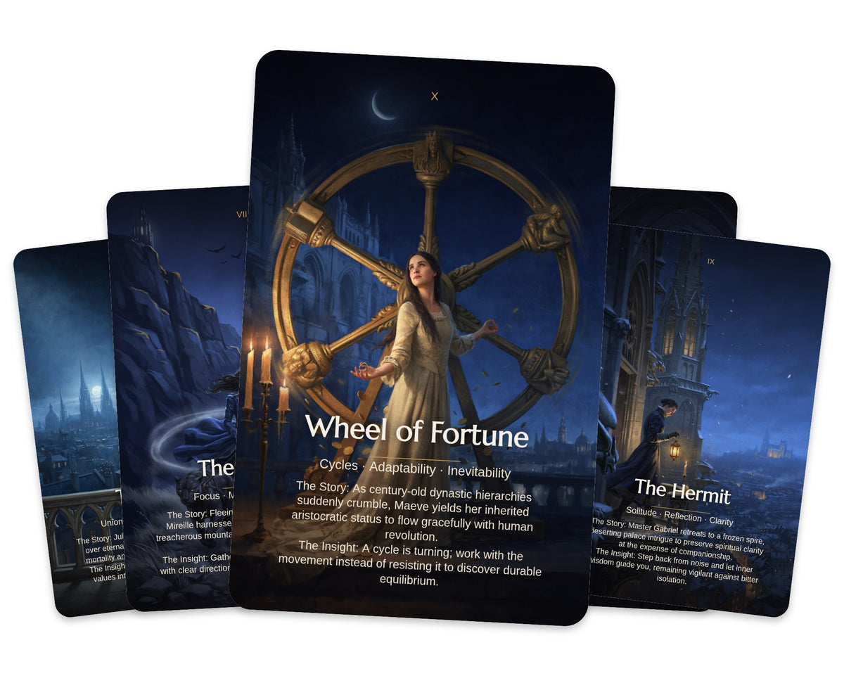 Rebel Vampires Tarot — arrangement 3