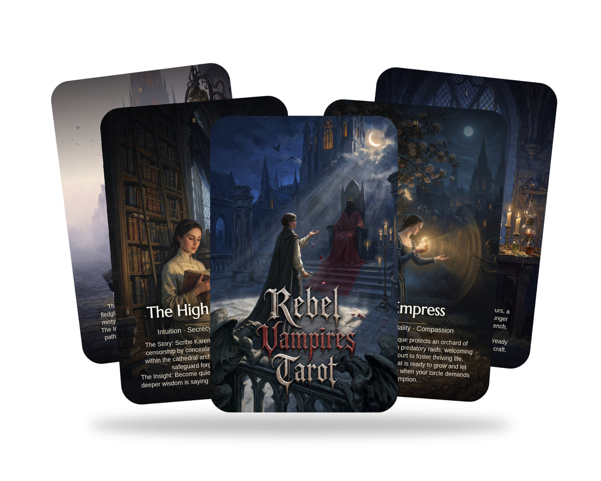 Rebel Vampires Tarot — arrangement 5