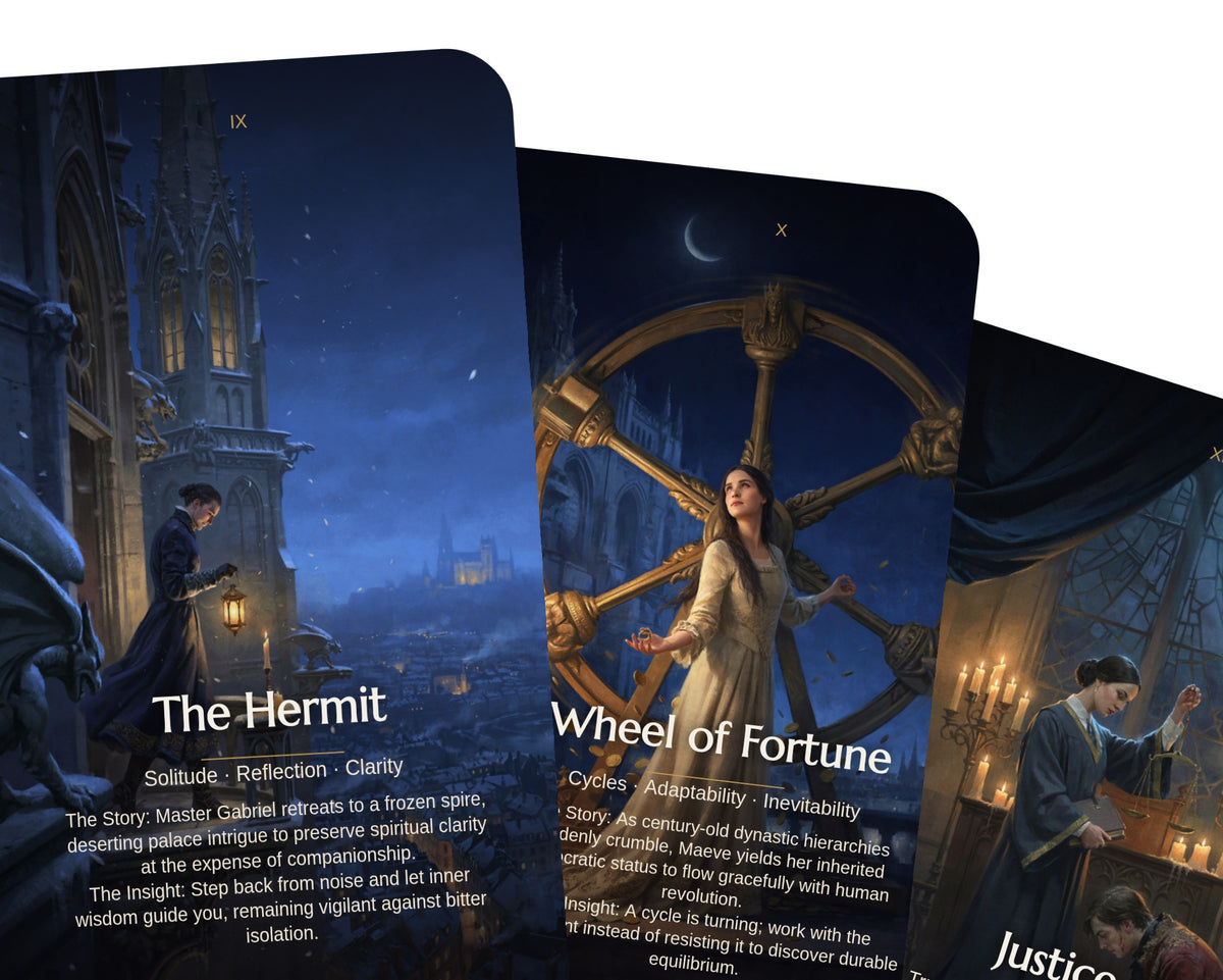 Rebel Vampires Tarot — arrangement 8