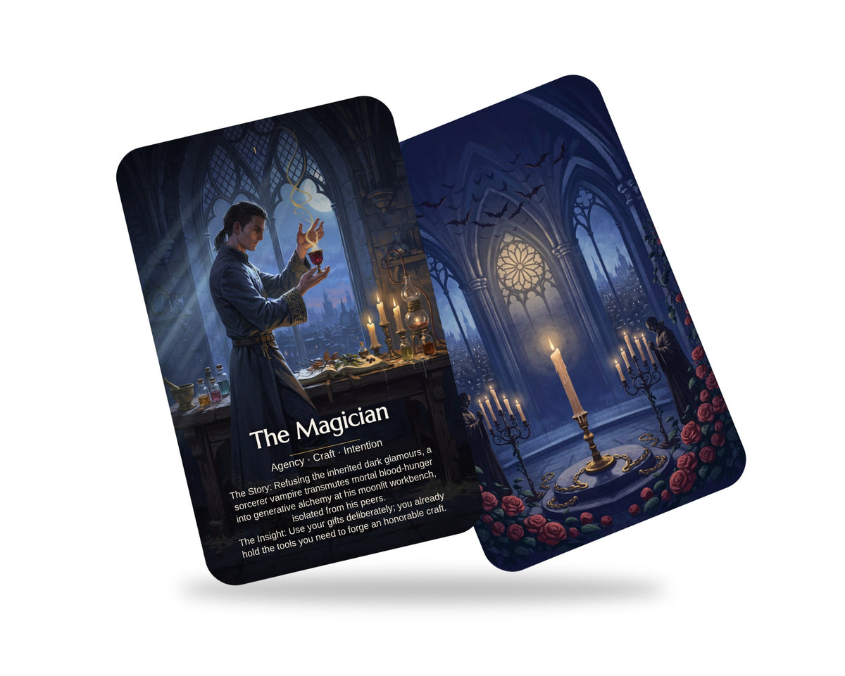 Rebel Vampires Tarot — arrangement 9