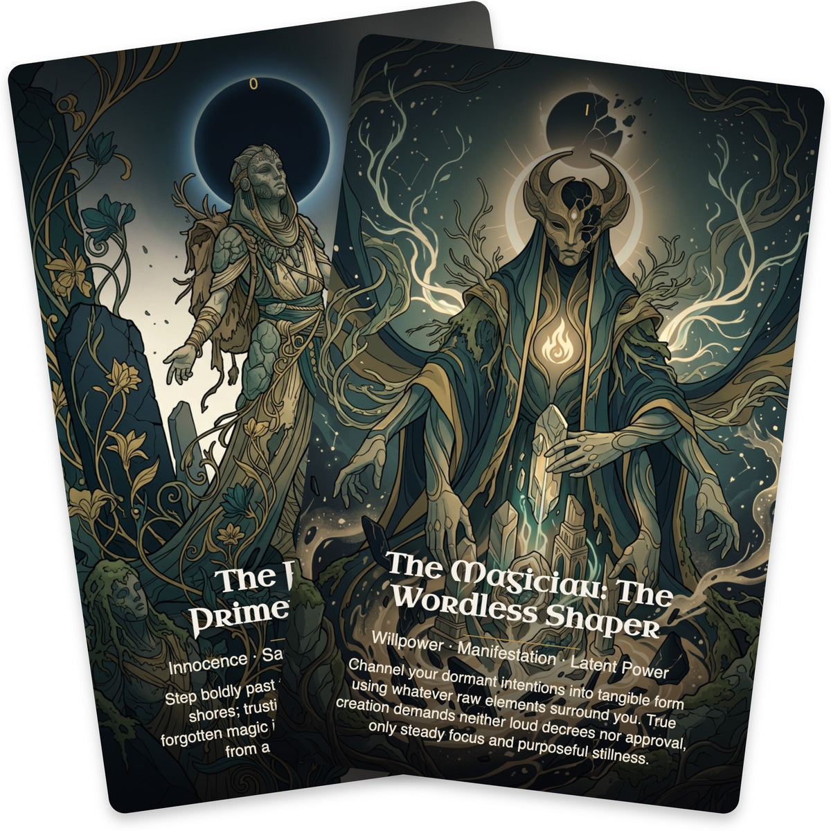 The Tarot of Forgotten Gods - 22 Major Arcana — arrangement 10