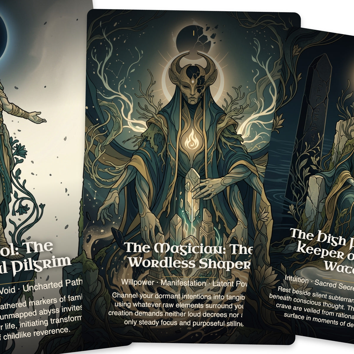 The Tarot of Forgotten Gods - 22 Major Arcana — arrangement 4