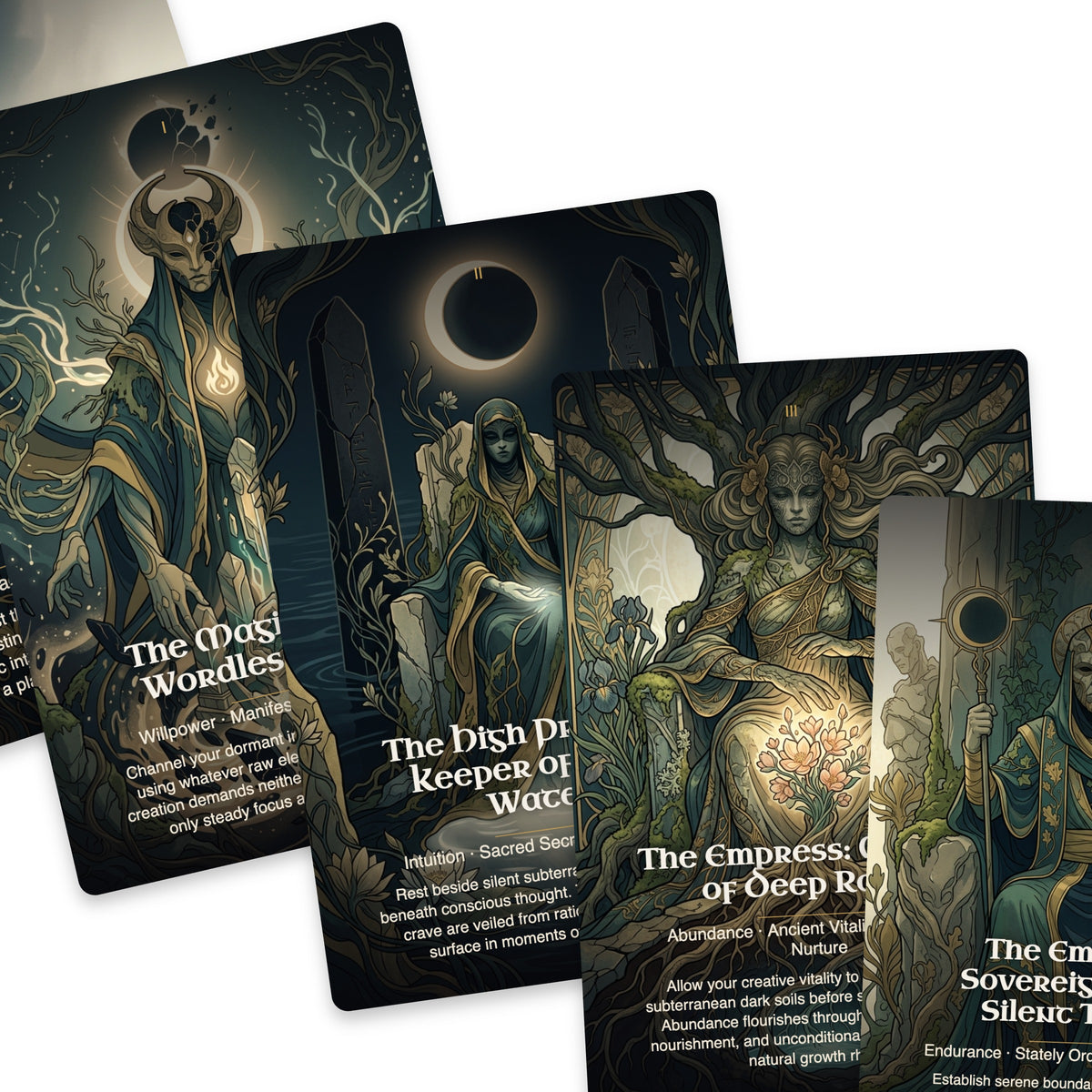 The Tarot of Forgotten Gods - 22 Major Arcana — arrangement 8
