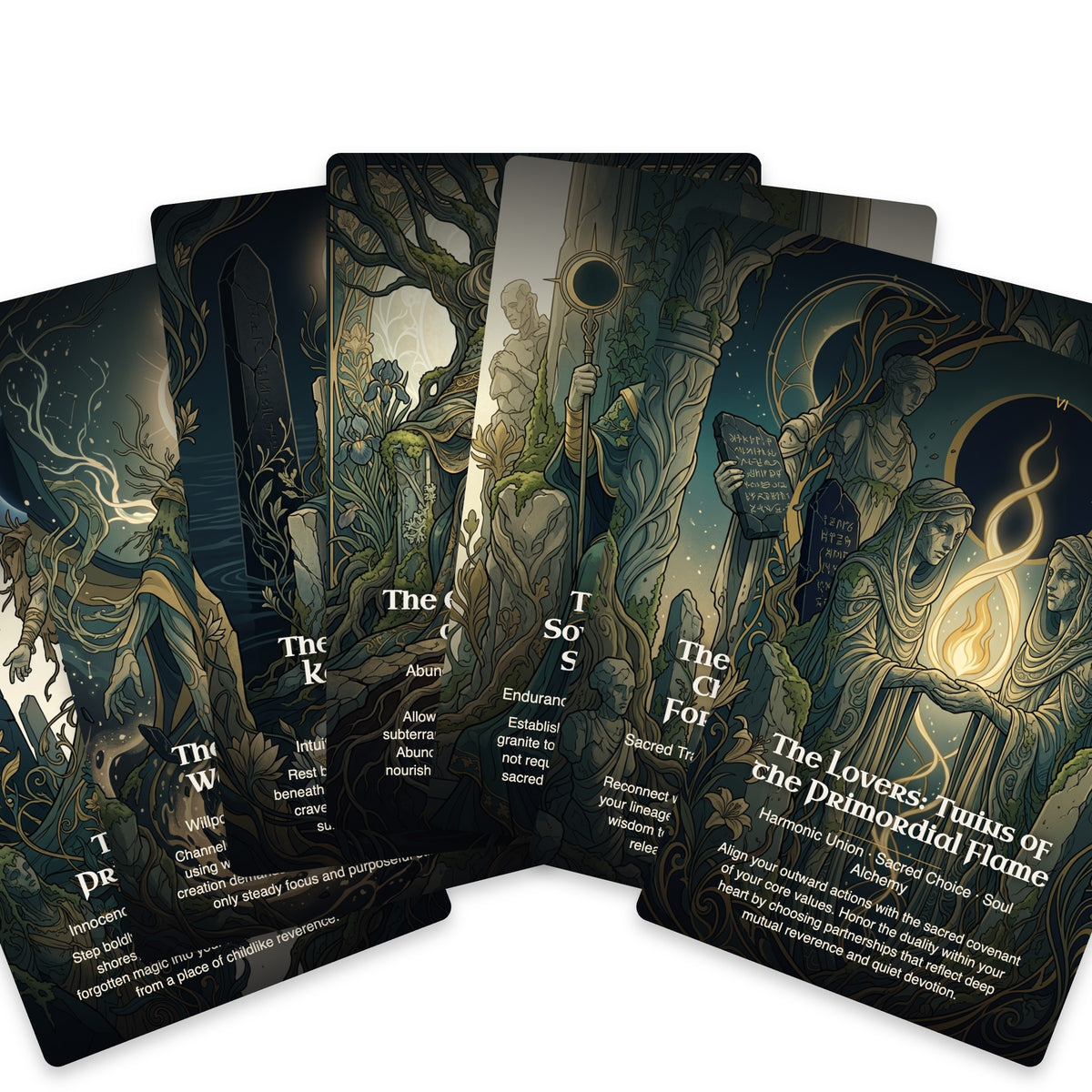 The Tarot of Forgotten Gods - 22 Major Arcana — arrangement 9