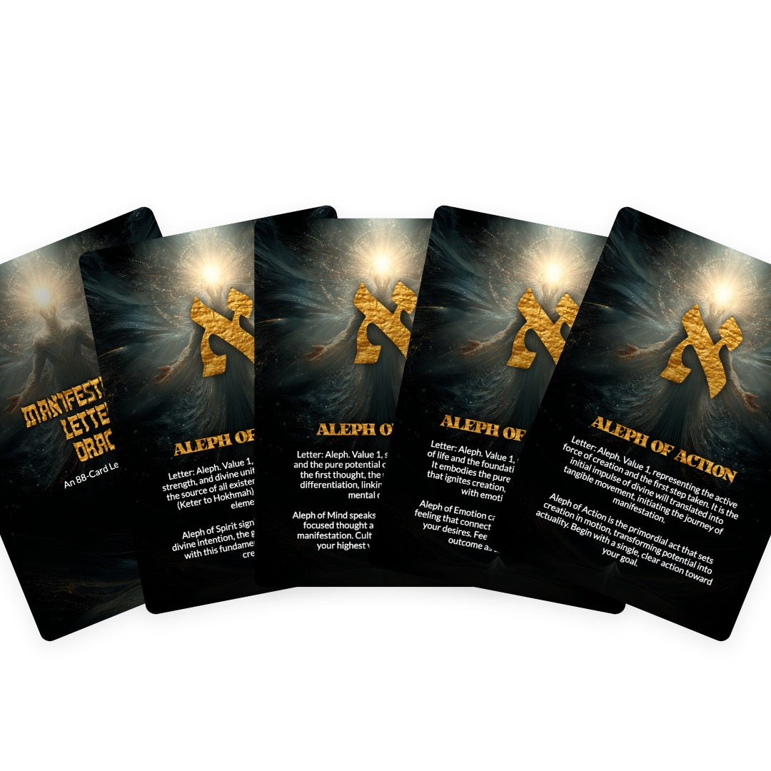 Manifestation Letters Oracle - 88 Cards Deck
