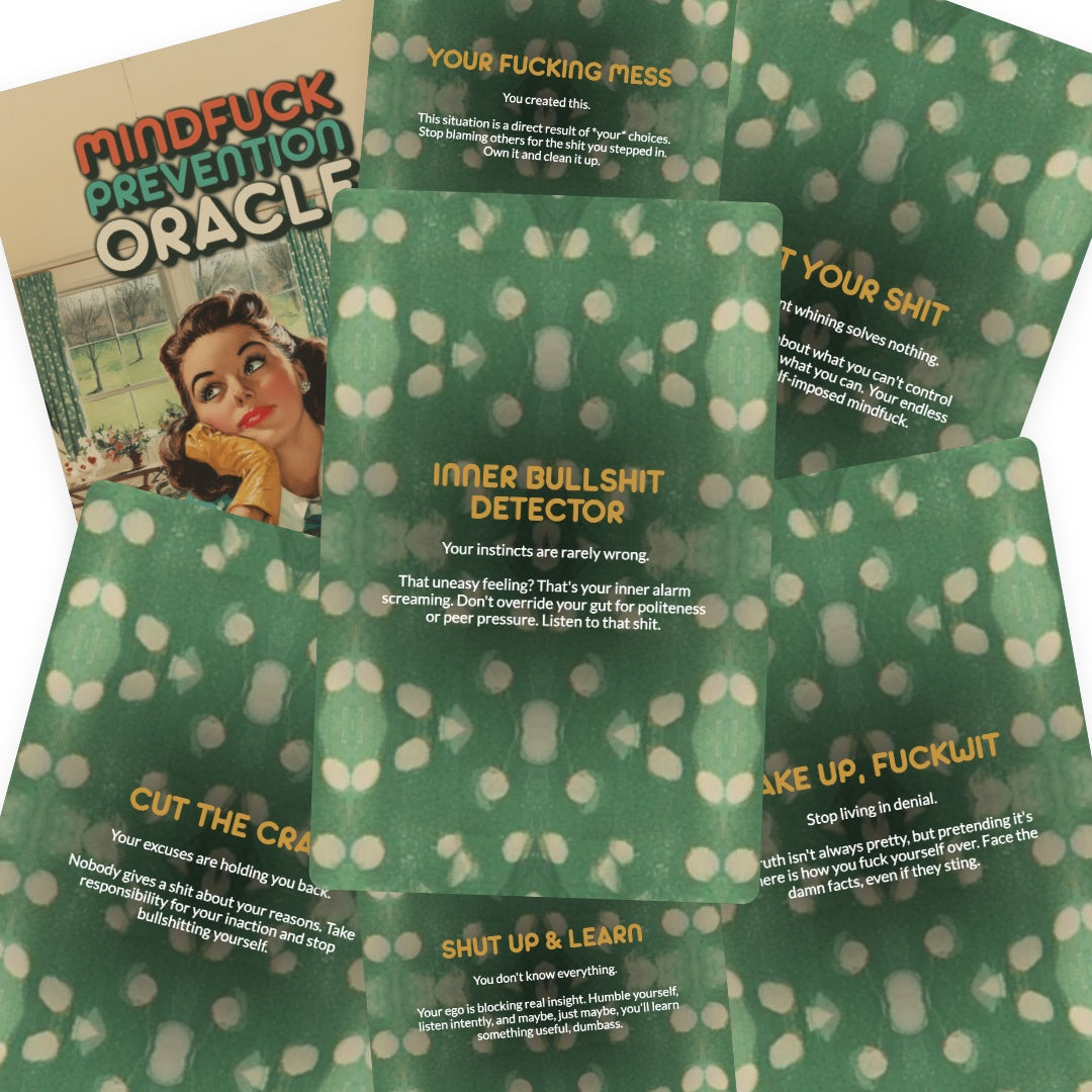 Mindfuck Prevention Oracle - 22 Necessary Cards