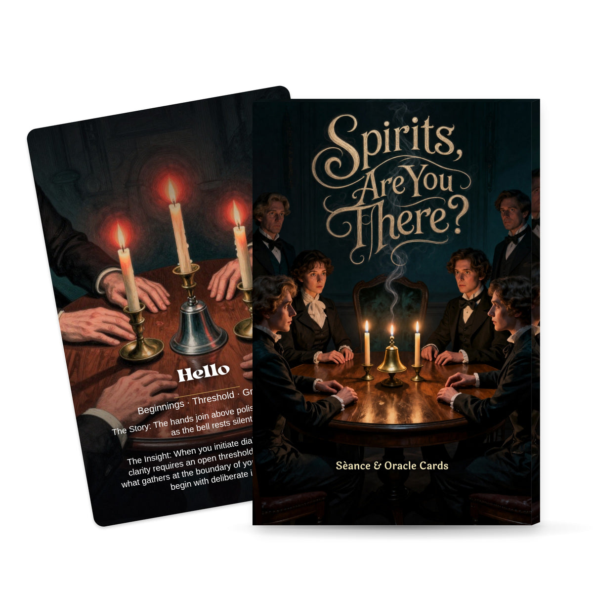 Spirits, Are You There? - 24 Séance & Oracle Cards — arrangement 1