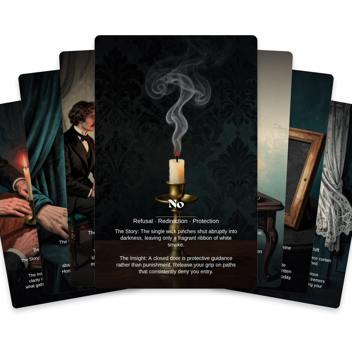 Spirits, Are You There? - 24 Séance & Oracle Cards — arrangement 3