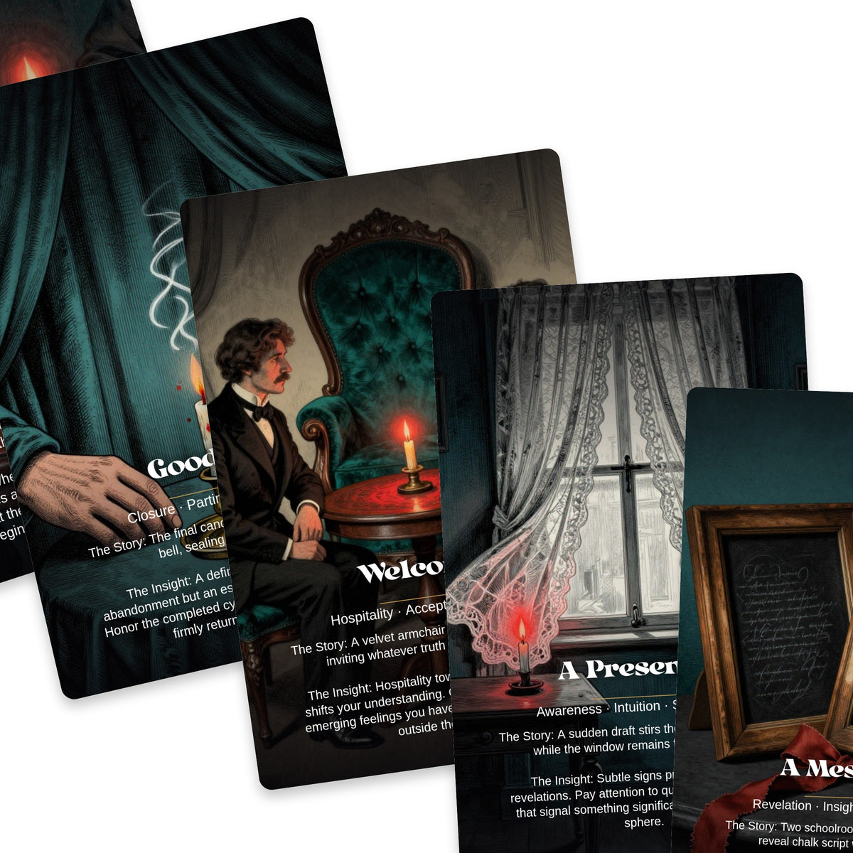 Spirits, Are You There? - 24 Séance & Oracle Cards — arrangement 8