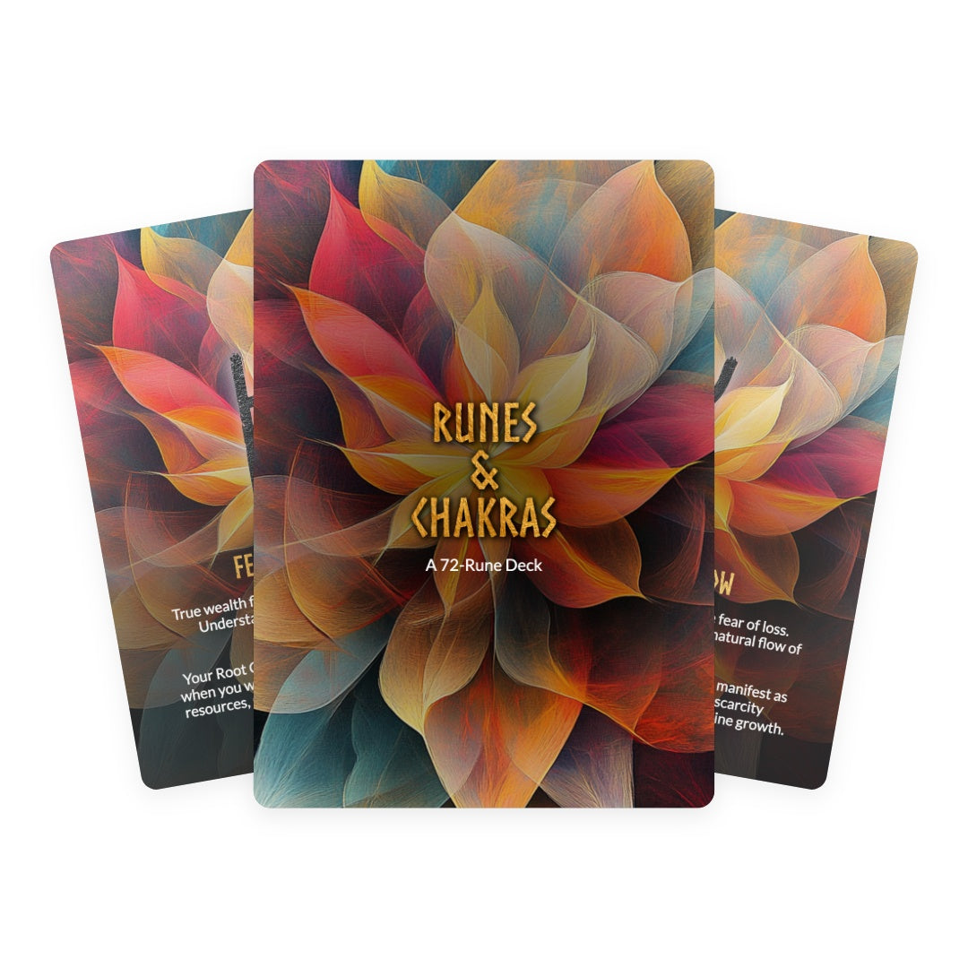 Sacred Rune Chakra Journey - 72 Cards