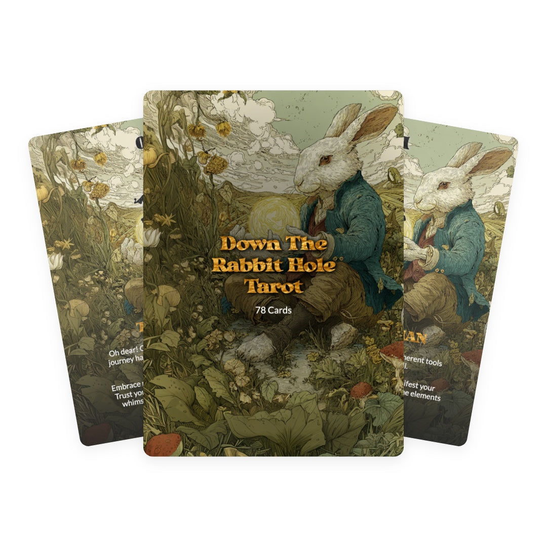 Down The Rabbit Hole Tarot - 78 Cards
