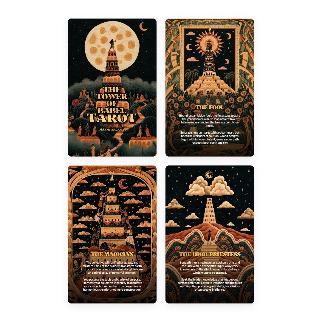 The Tower of Babel Tarot - Major Arcana