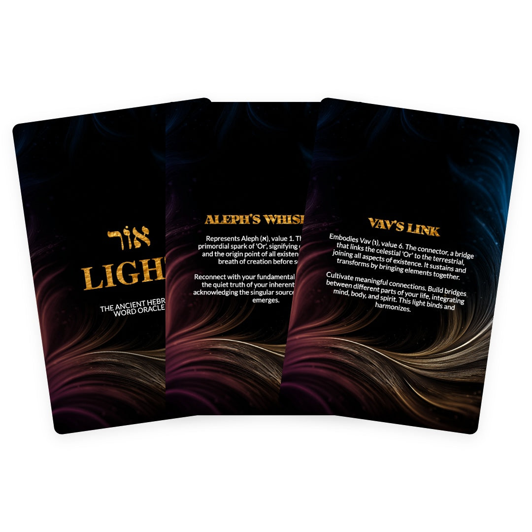 Or / Light - The Ancient Hebrew Word Oracle