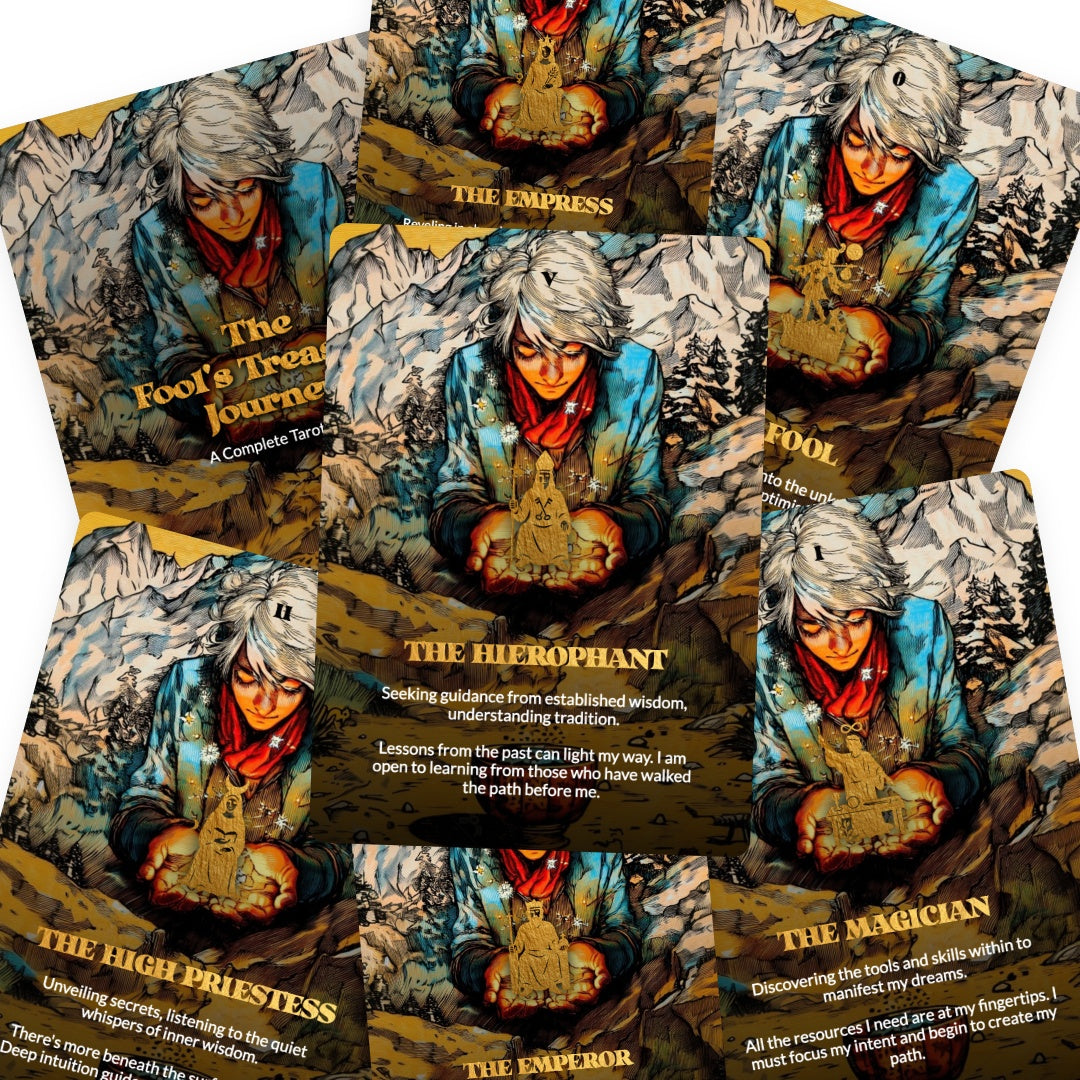 The Fool's Treasure Journey - 78 Cards