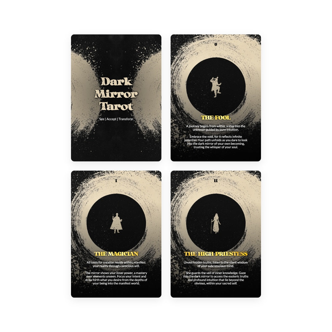 Dark Mirror Tarot - 78 cards