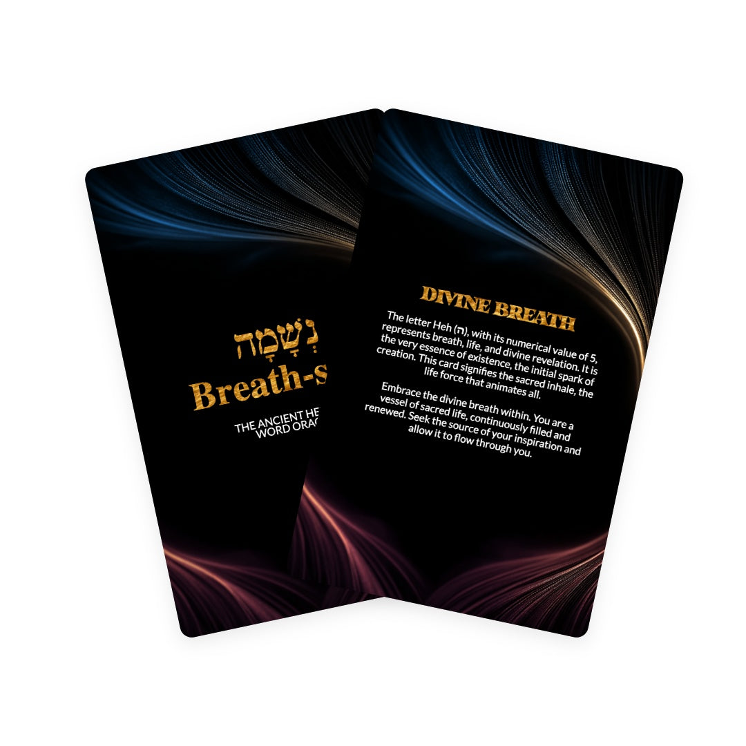 Neshama / Breath-soul - The Ancient Hebrew  Word Oracle