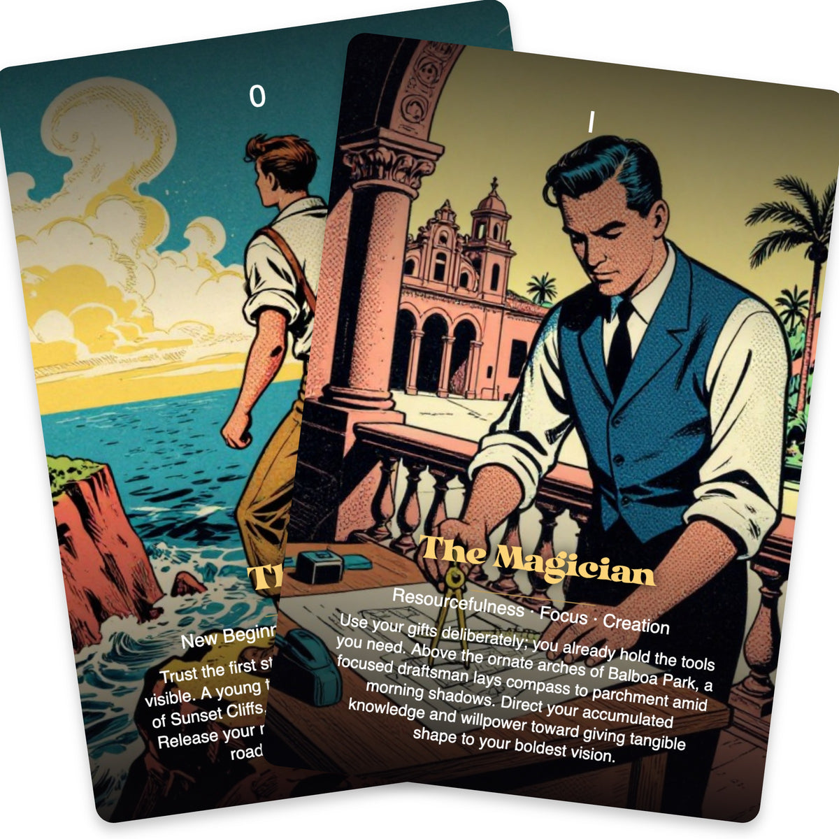The Tarot of San Diego — arrangement 5