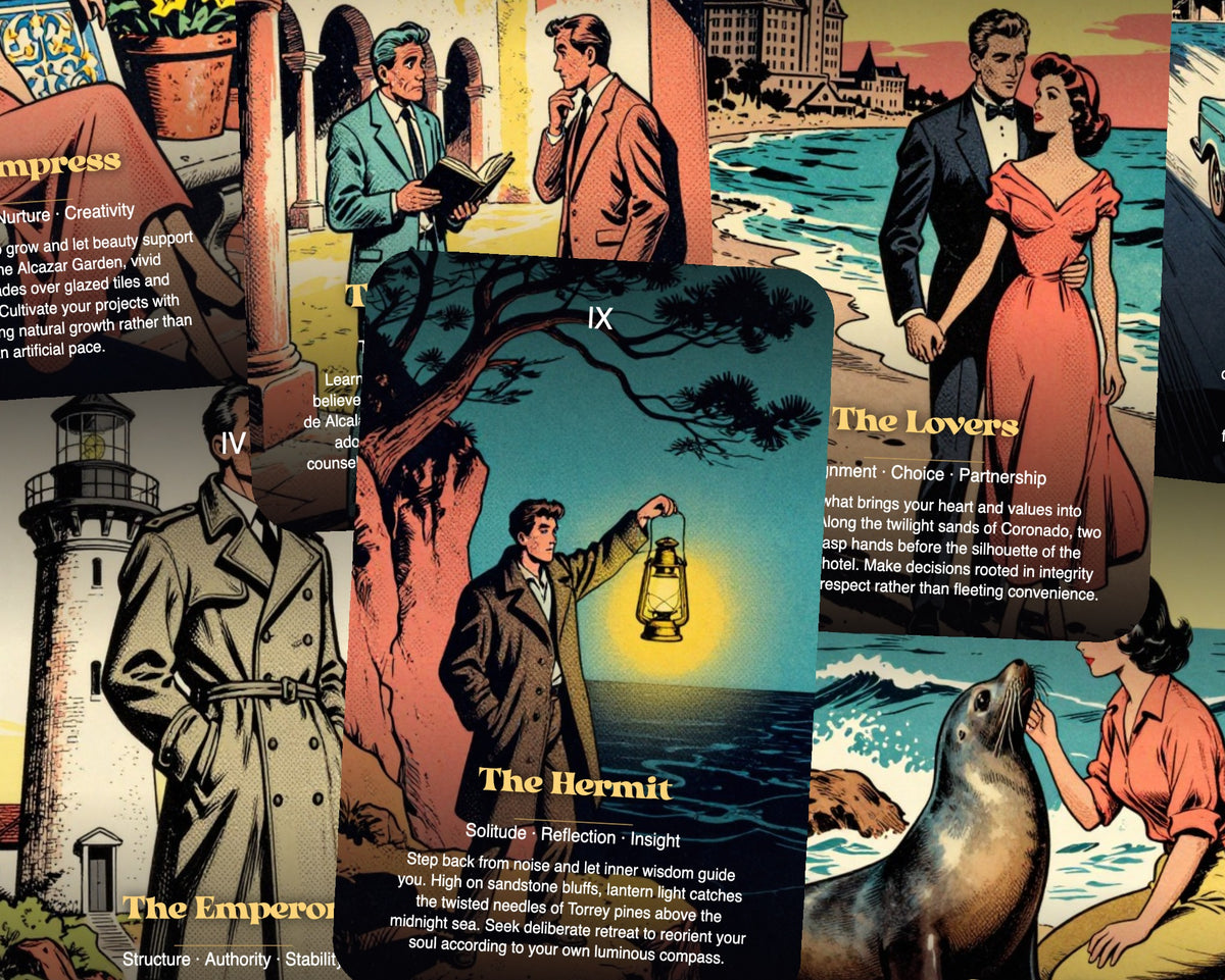 The Tarot of San Diego — arrangement 6