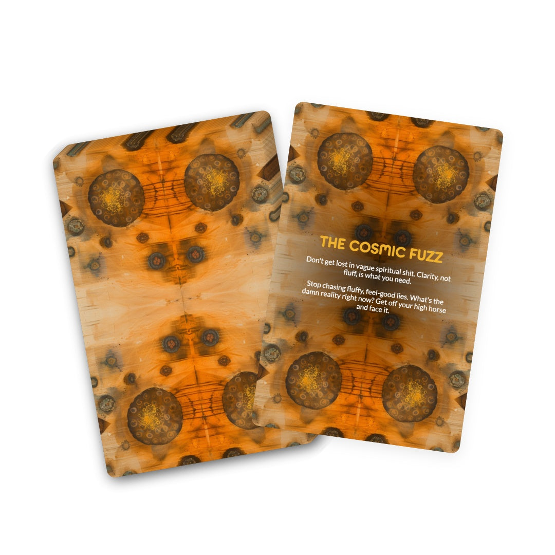 Not Your Fucking Guru Oracle - 22 Cards - No robes. No rules. Just truth