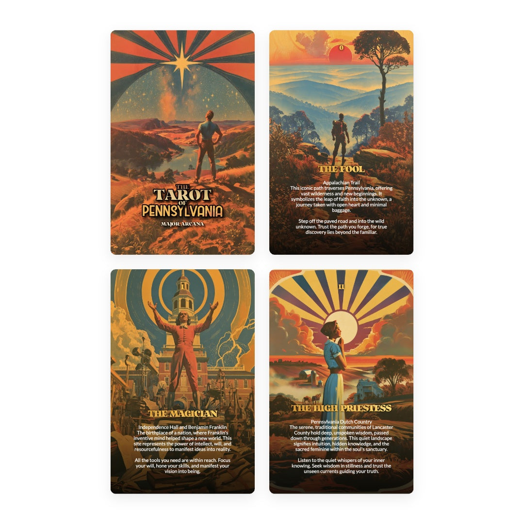 The Tarot of Pennsylvania - The 22 Major Arcana