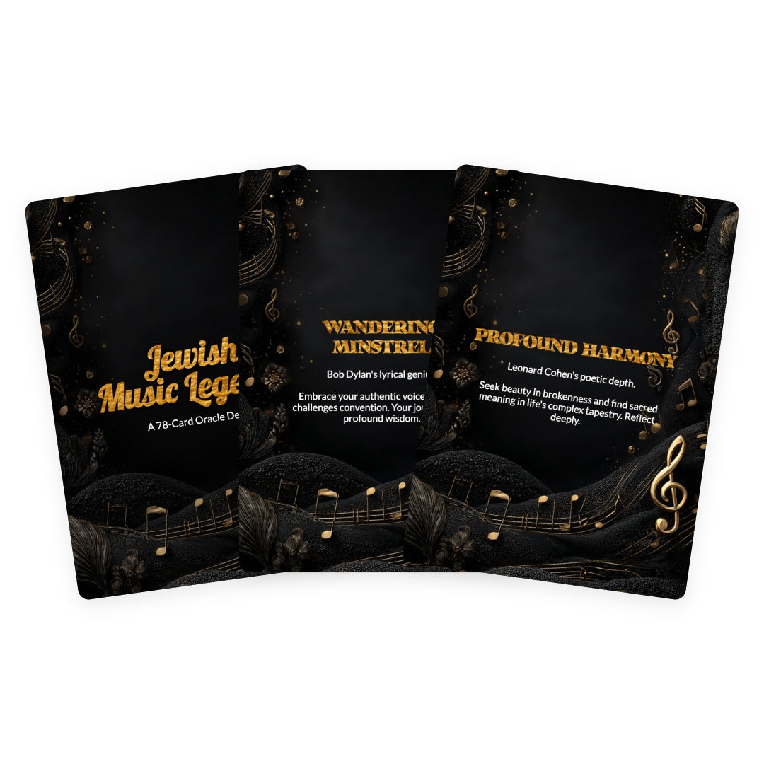 Jewish Music Legends - 78 Cards