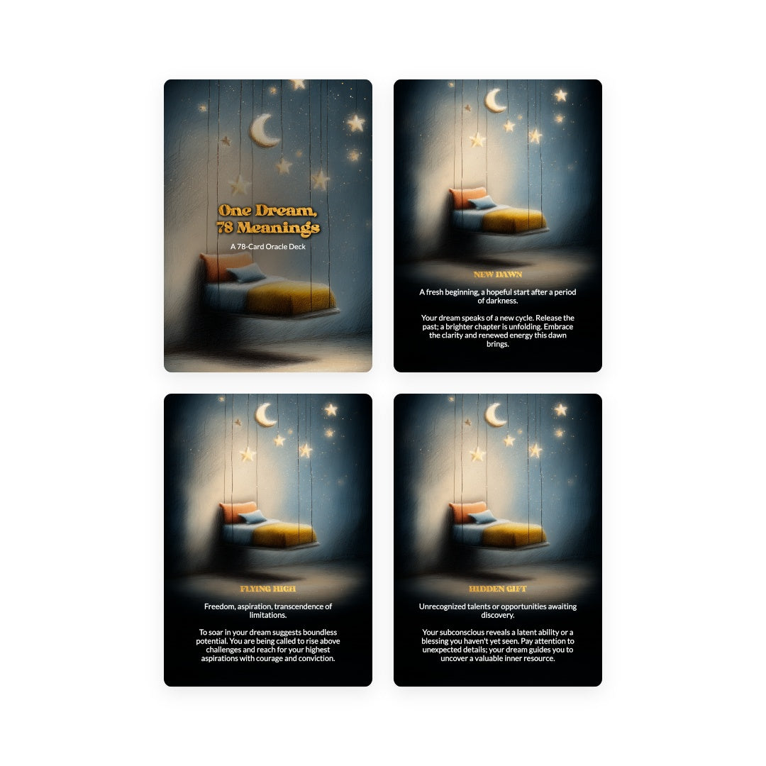 One Dream, 78 Meanings - Oracle Cards