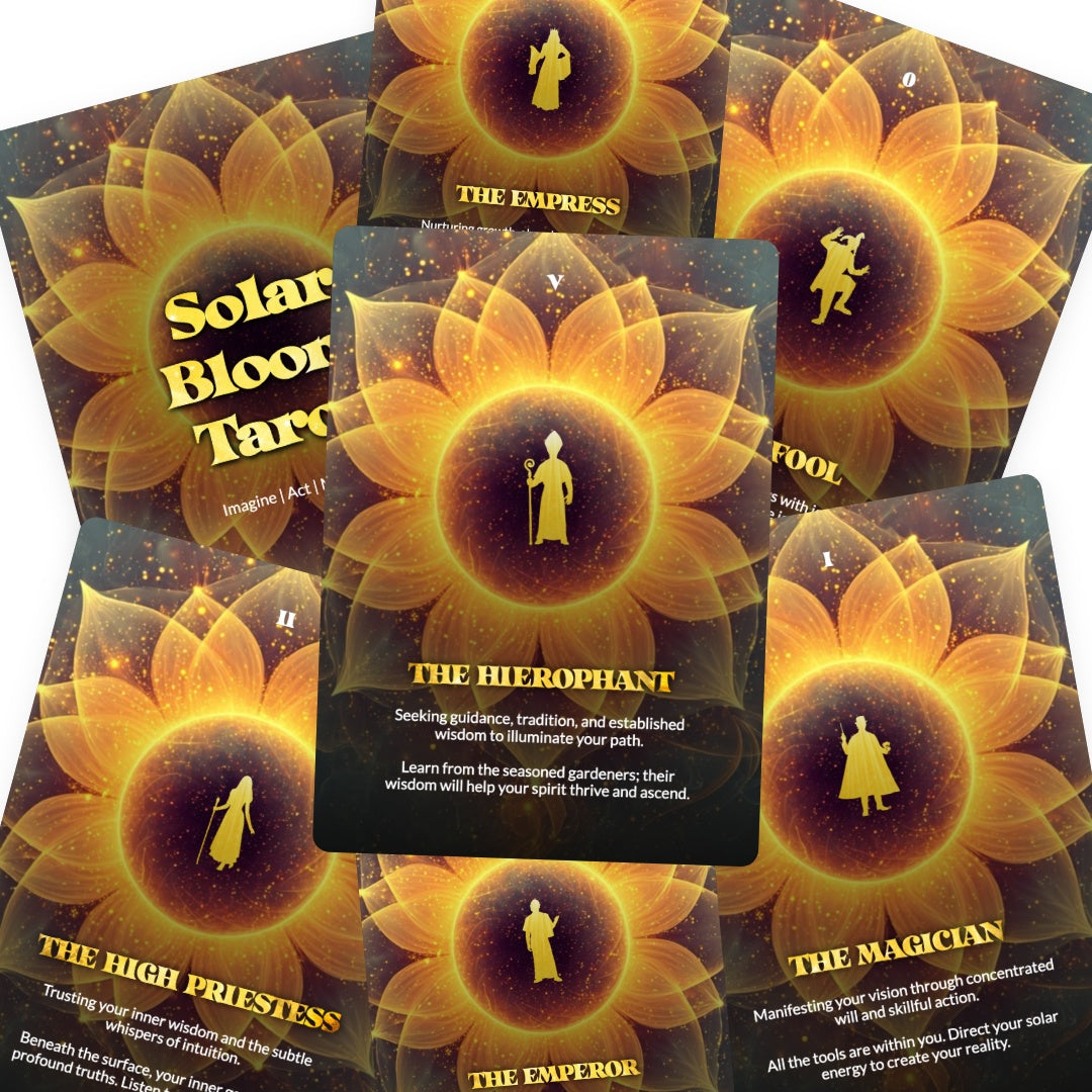 Solar Bloom Tarot - 78 cards