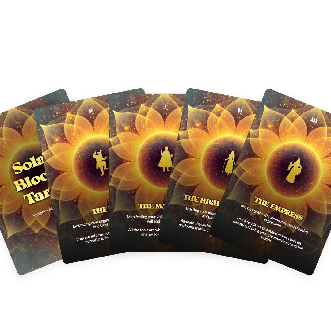Solar Bloom Tarot - 78 cards