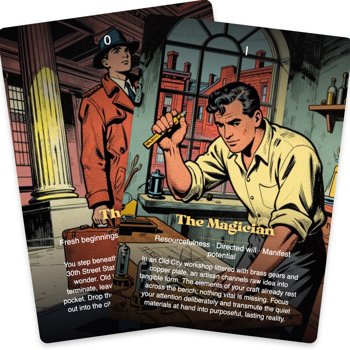 The Tarot of Philadelphia — arrangement 5