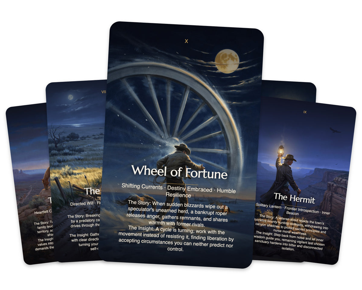 Rebel Cowboys Tarot — arrangement 3