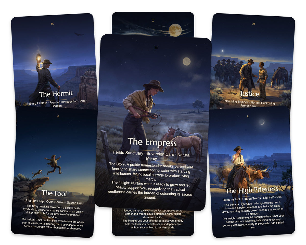 Rebel Cowboys Tarot — arrangement 4