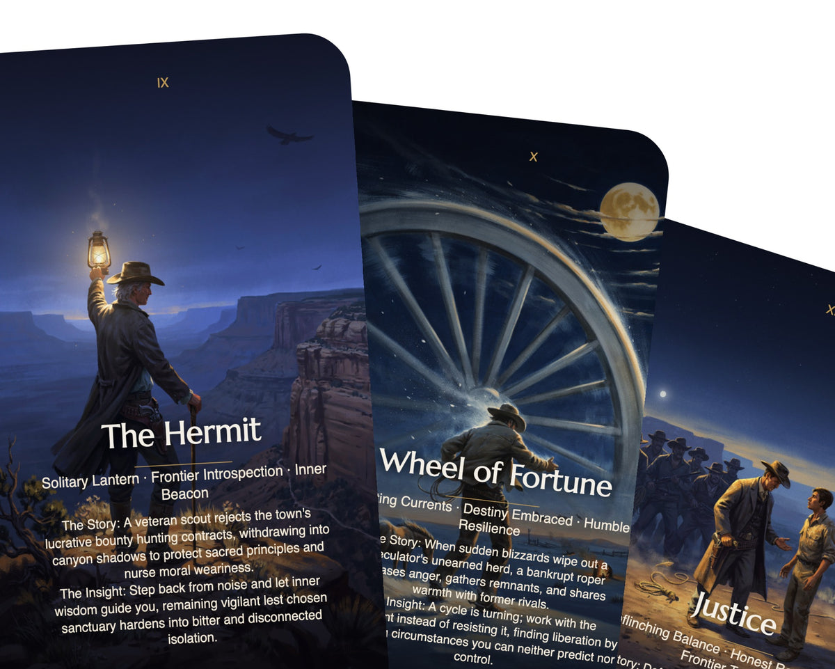 Rebel Cowboys Tarot — arrangement 8
