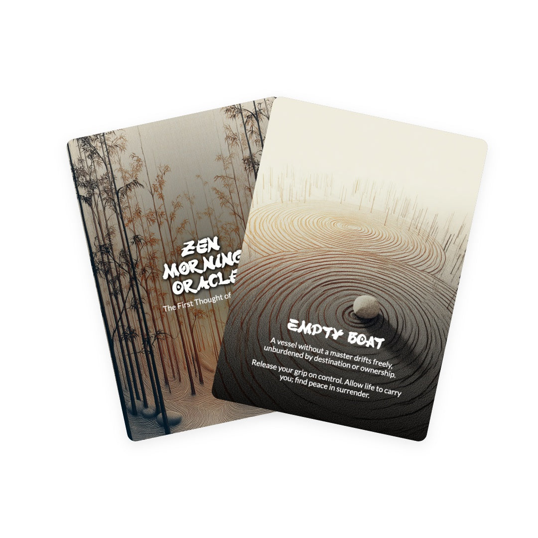 Zen Morning Oracle Deck - 78 Card Mindfulness & Meditation Oracle