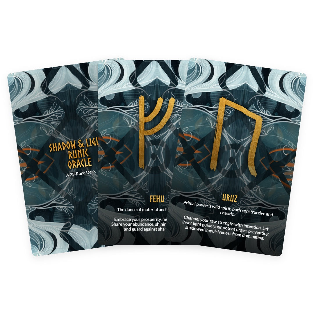 Shadow & Light Runic Oracle Deck