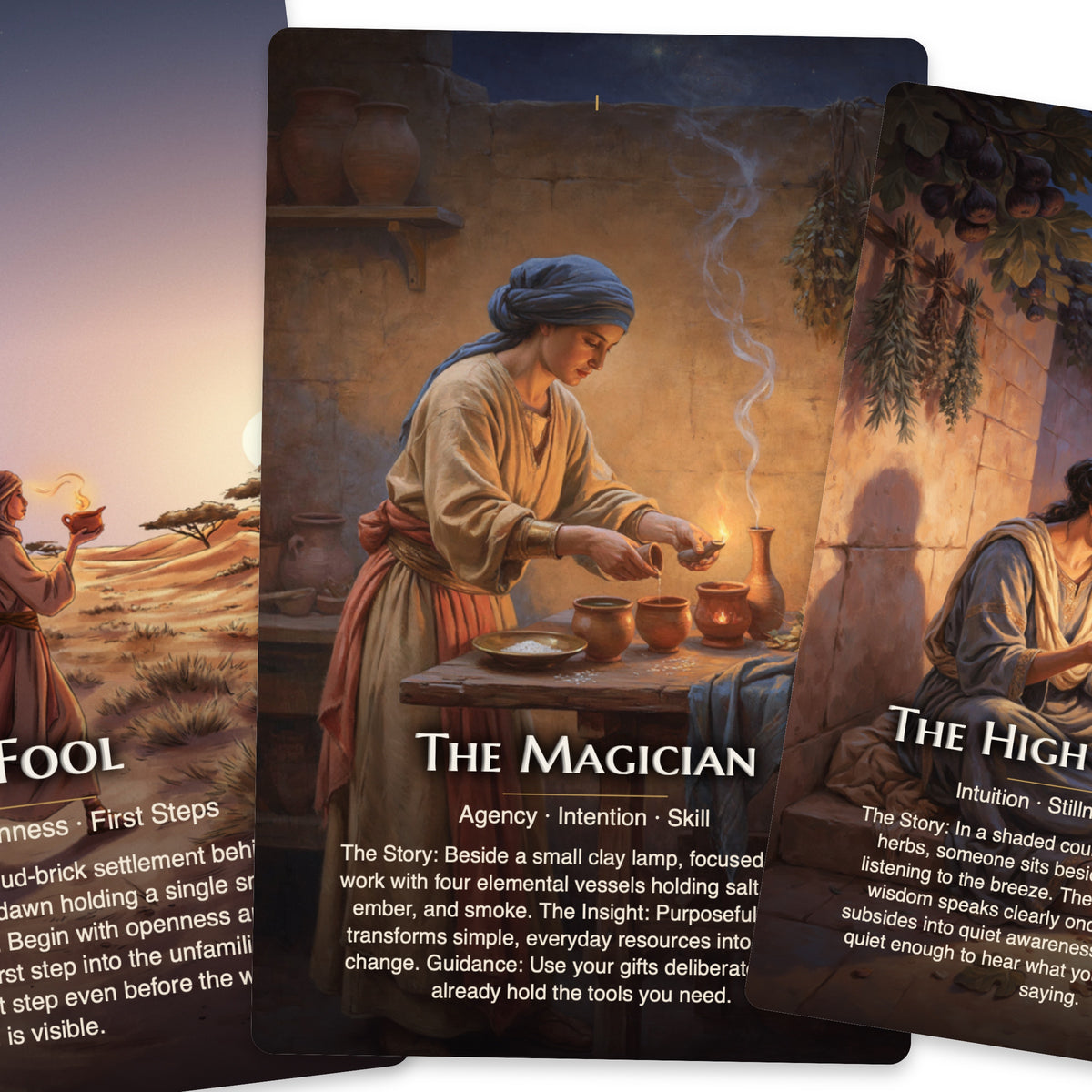 Ancient Witch Tarot — arrangement 4