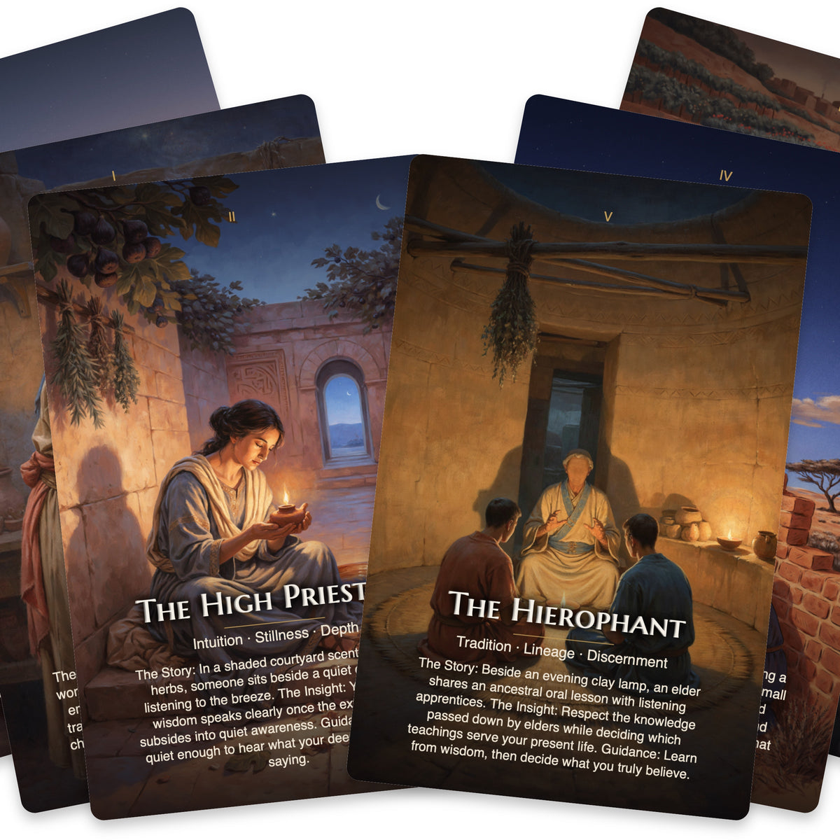 Ancient Witch Tarot — arrangement 6